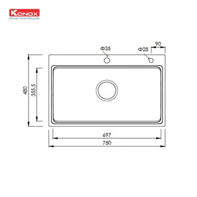 chau-rua-bat-inox-1-ho-konox-overmount-sink-kn7548so-ky-thuat