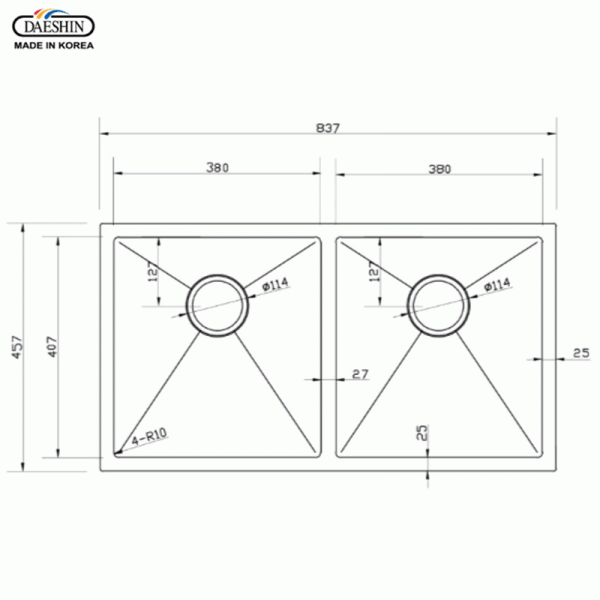 chau-rua-bat-inox-daeshin-sqs-1717-chua-rua-chen-han-quoc-kich-thuoc