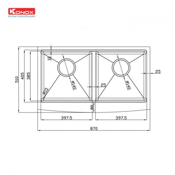 chau-rua-bat-inox-2-ho-konox-apron-sink-kn8751da-curve-ky-thuat