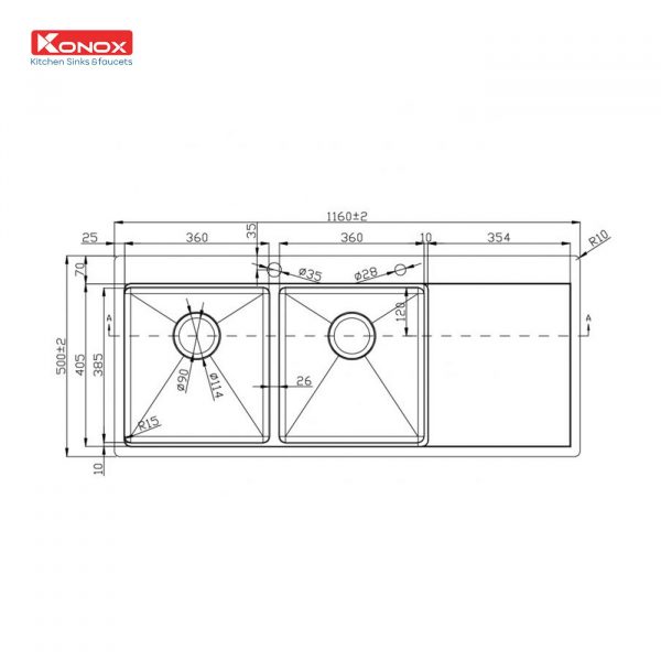 chau-rua-bat-inox-2-ho-1-ban-konox-topmount-sink-kn11650td-KICH-LAP-DAT