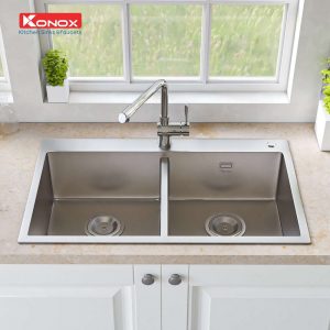 chau-rua-bat-inox-2-ho-konox-overmount-sink-kn8248dob