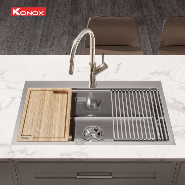 chau-rua-bat-inox-1-ho-konox-topmount-sink-kn8050ts